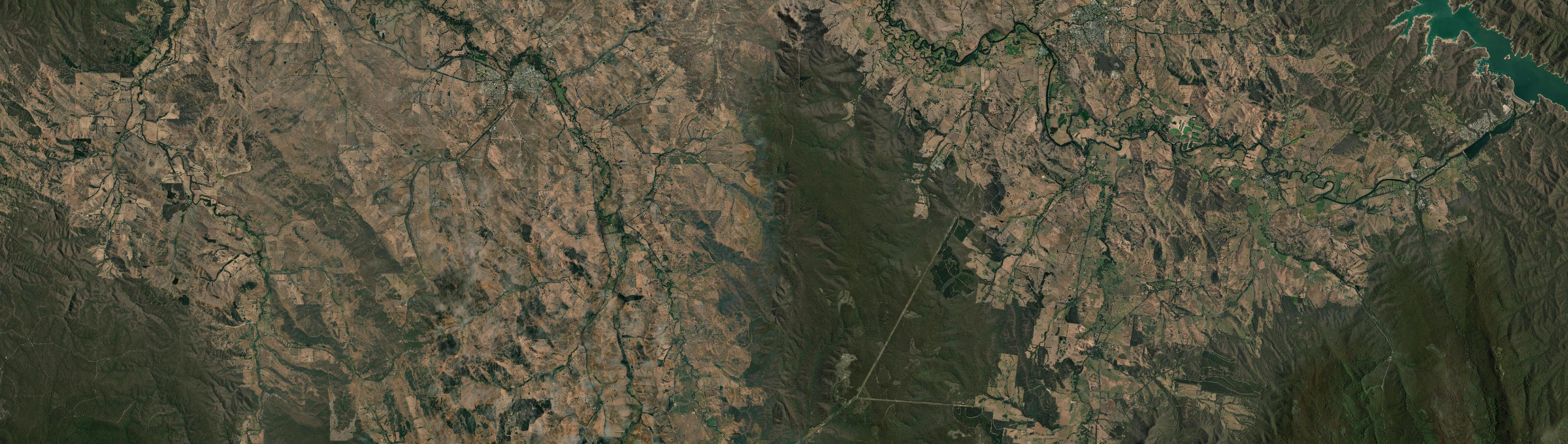 Aerial view of Limestone (Vic.), VIC