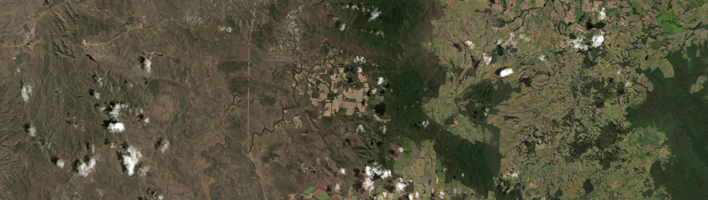 Aerial view of Wondecla, QLD