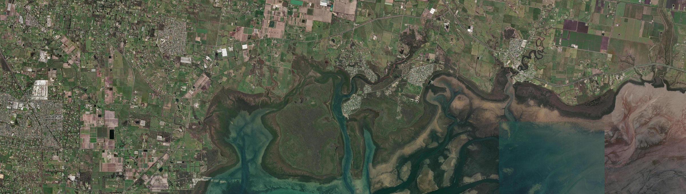 Aerial view of Cannons Creek, VIC