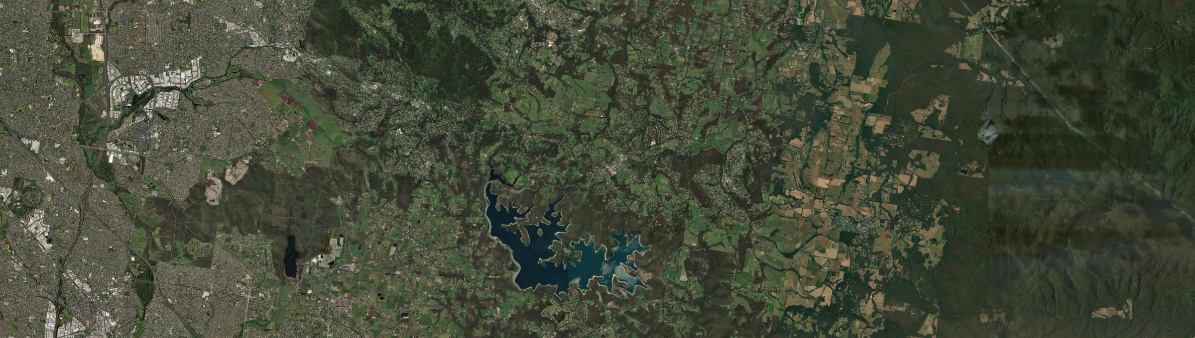 Aerial view of Emerald (Vic.), VIC