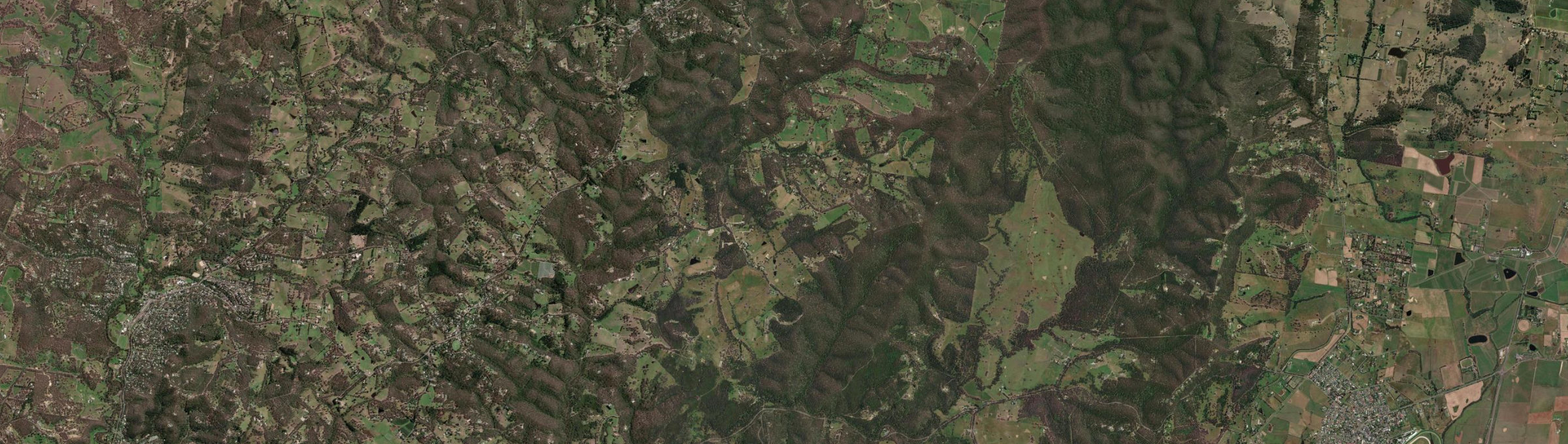 Aerial view of Smiths Gully, VIC