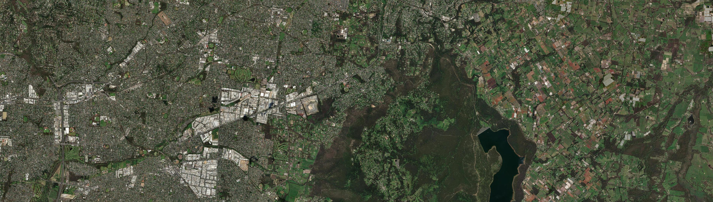 Aerial view of Montrose (Vic.), VIC