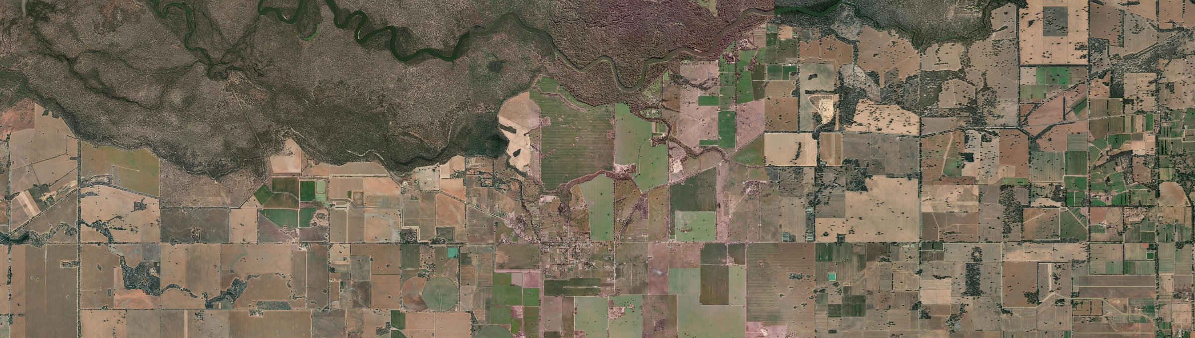 Aerial view of Bearii, VIC