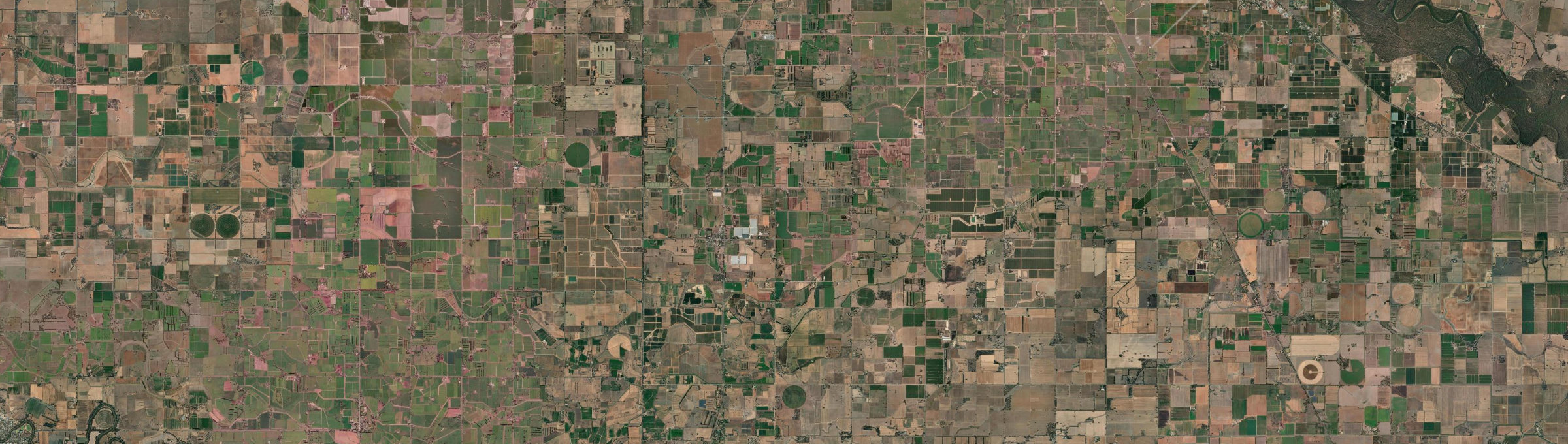 Aerial view of Katunga, VIC