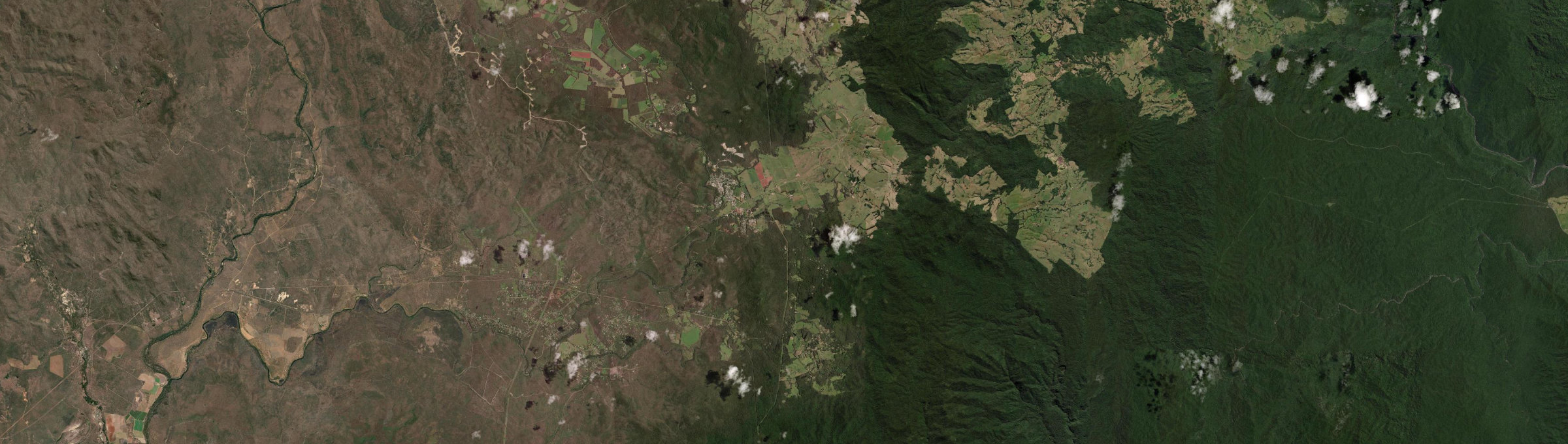 Aerial view of Ravenshoe, QLD