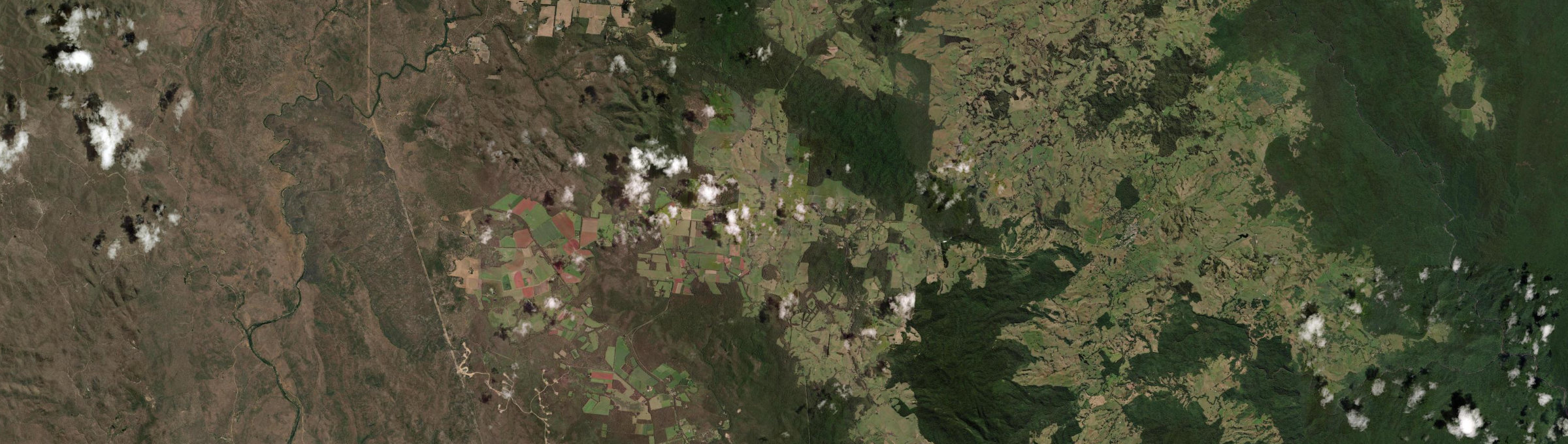 Aerial view of Evelyn, QLD