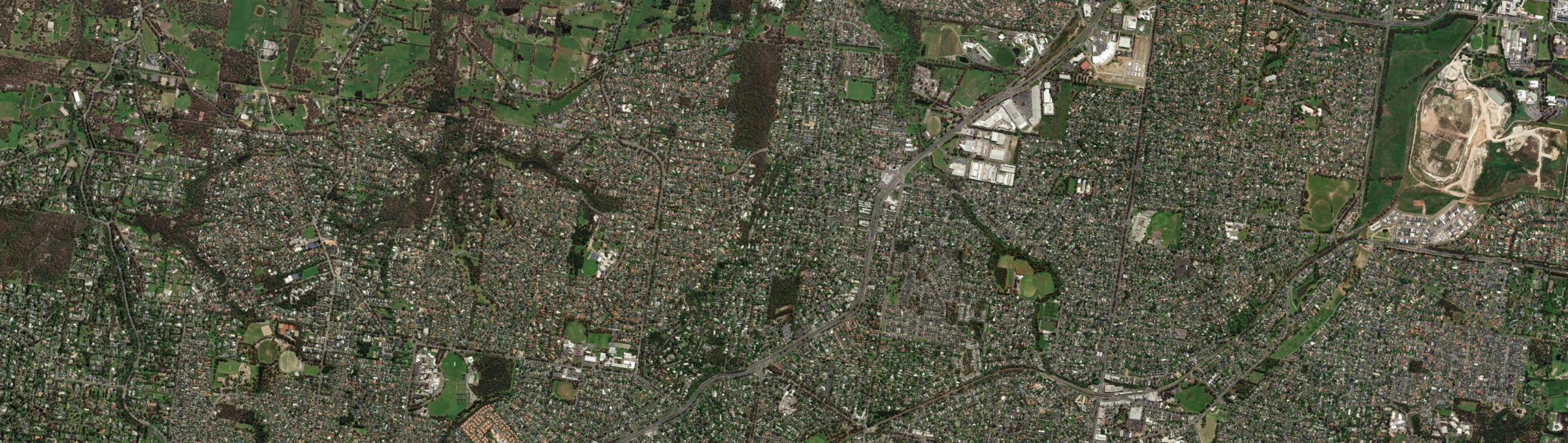 Aerial view of Croydon North, VIC