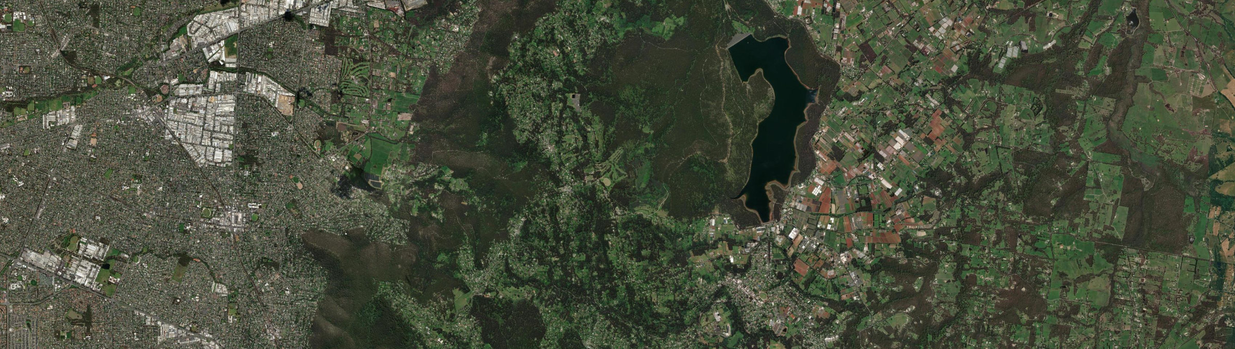 Aerial view of Olinda (Vic.), VIC