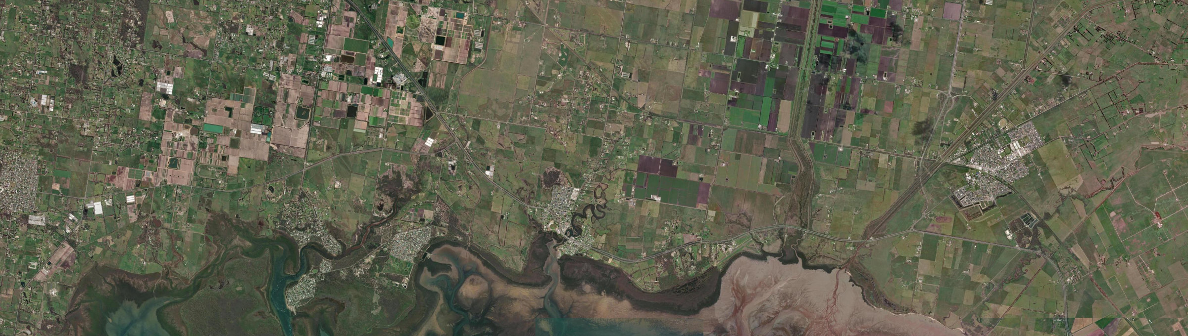Aerial view of Tooradin, VIC