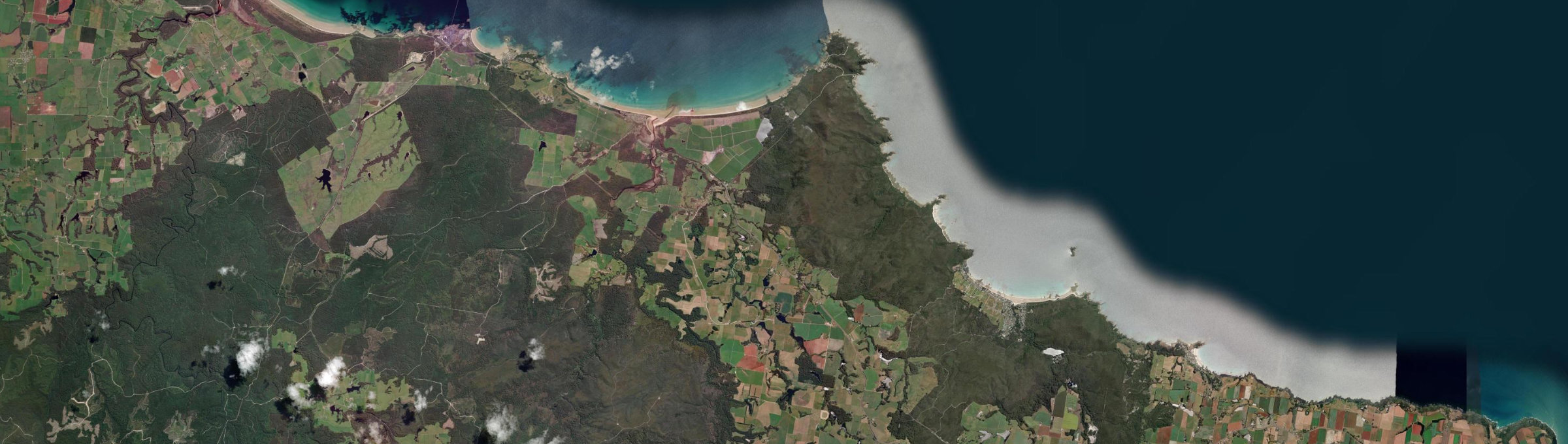 Aerial view of Rocky Cape, TAS