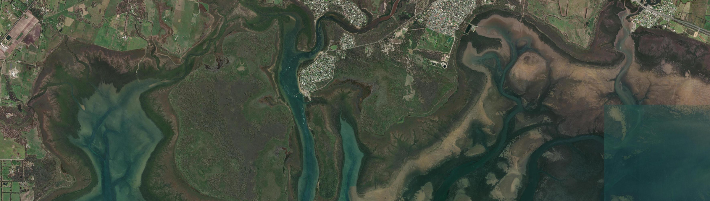 Aerial view of Warneet, VIC