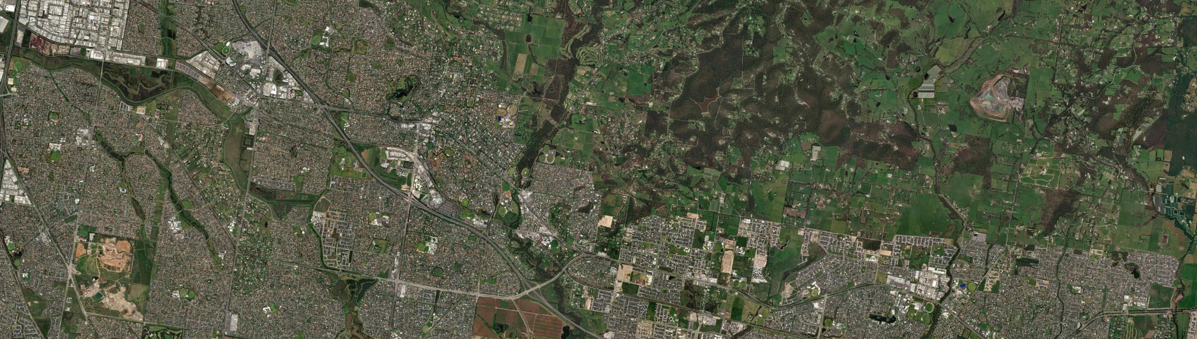 Aerial view of Beaconsfield (Vic.), VIC