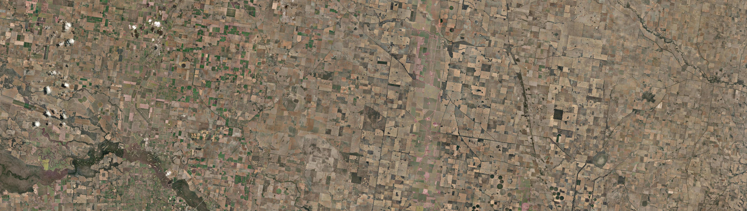 Aerial view of Savernake, NSW
