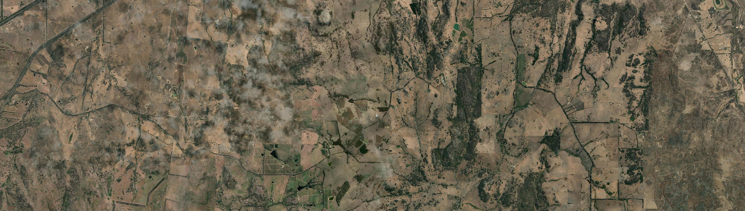 Aerial view of Upton Hill, VIC