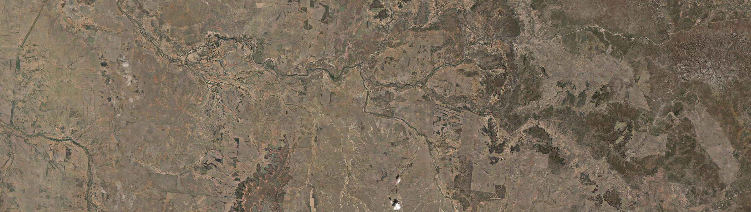 Aerial view of Mount Enniskillen, QLD