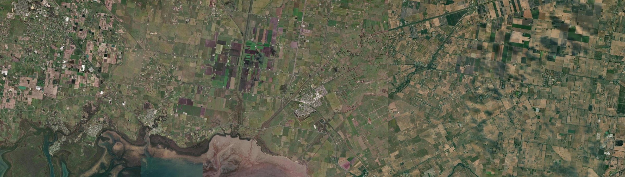 Aerial view of Koo Wee Rup, VIC
