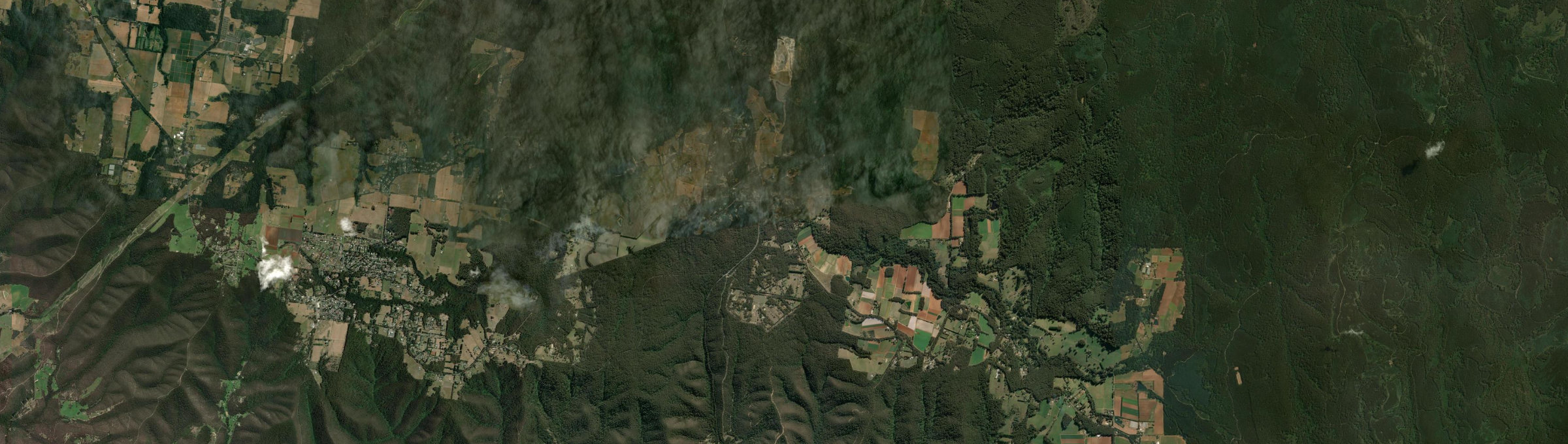 Aerial view of Castella, VIC