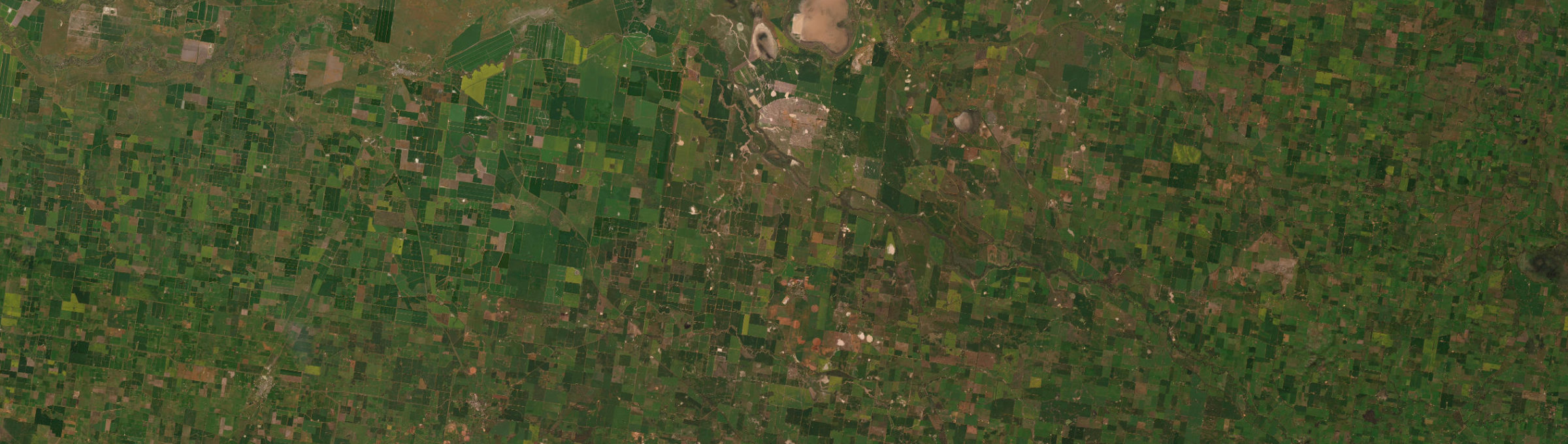 Aerial view of Oaklands, NSW