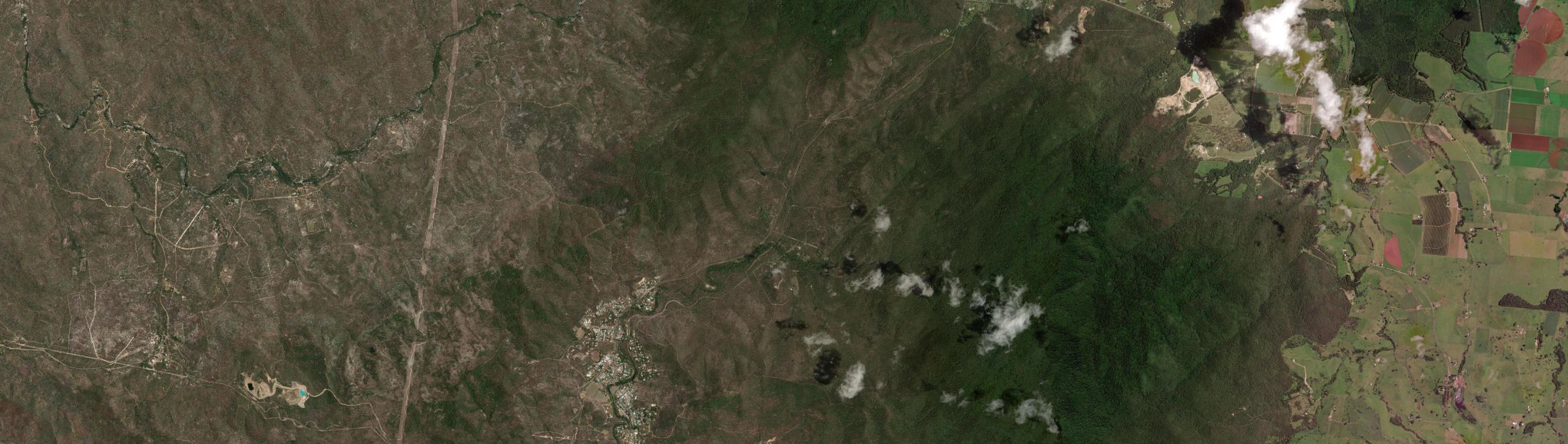 Aerial view of Moomin, QLD