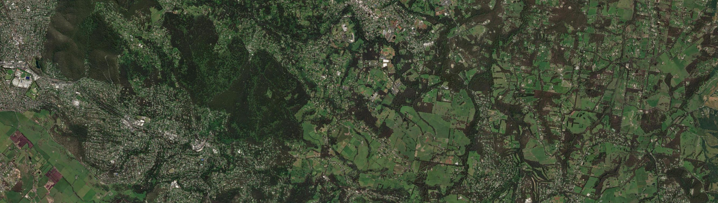 Aerial view of Kallista, VIC