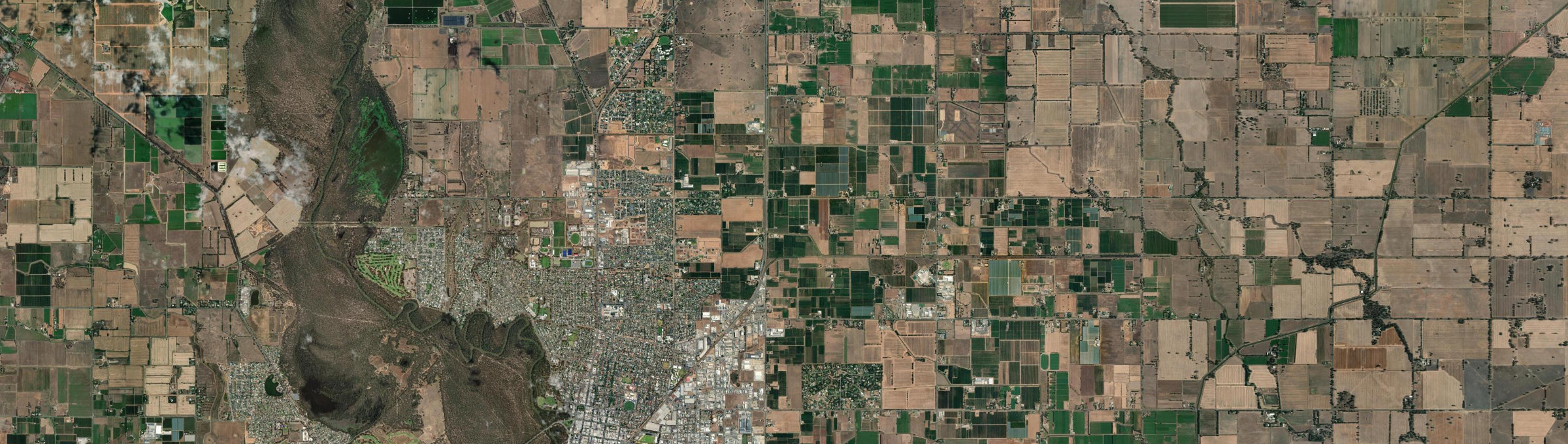 Aerial view of Grahamvale, VIC