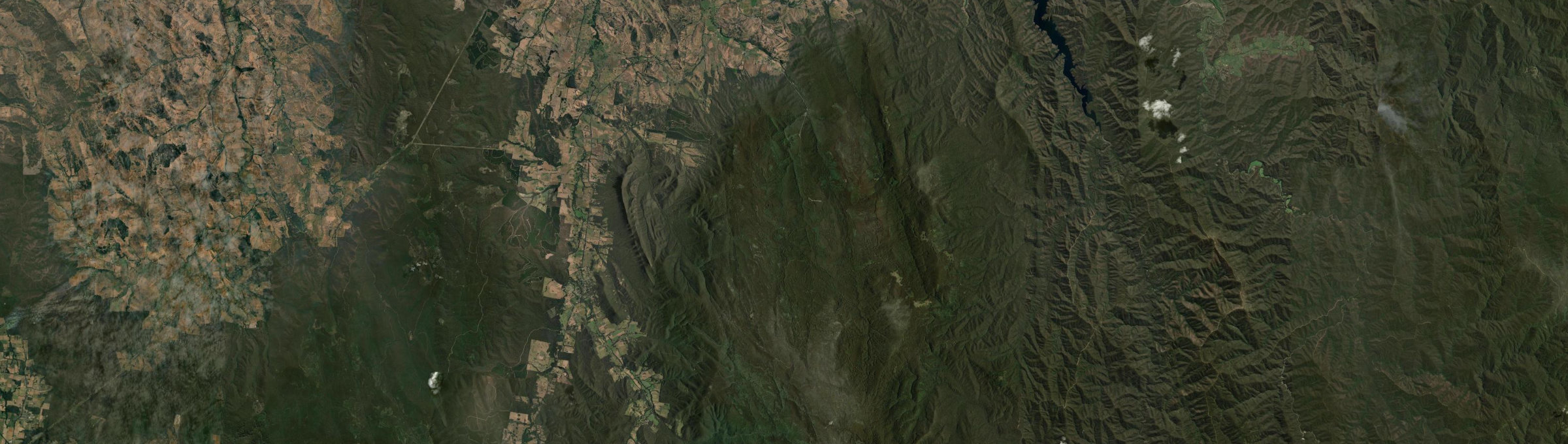 Aerial view of Rubicon, VIC