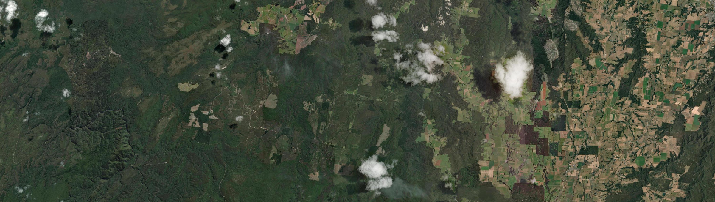 Aerial view of Preolenna, TAS