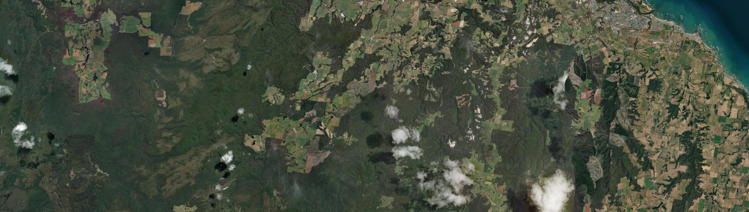 Aerial view of Lapoinya, TAS