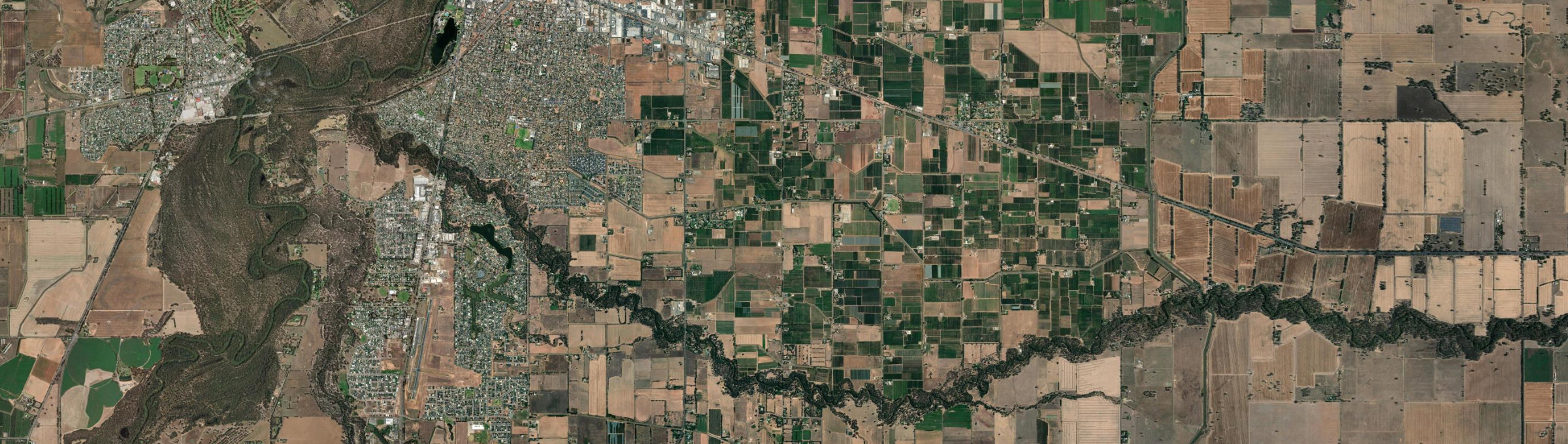 Aerial view of Orrvale, VIC