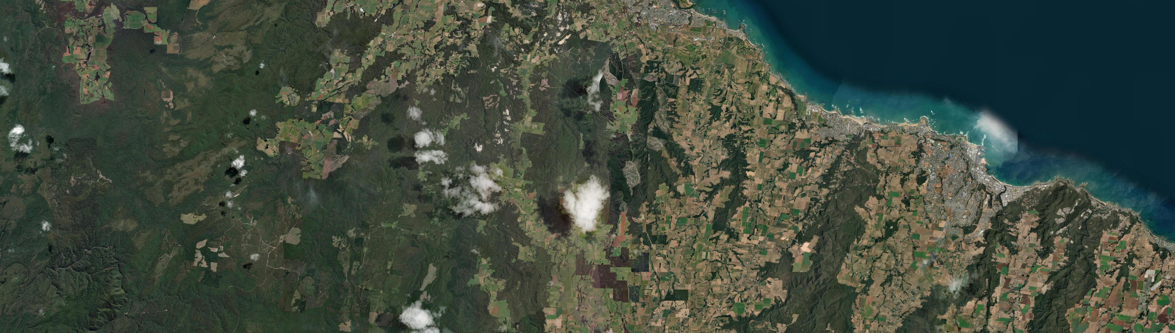 Aerial view of Oldina, TAS