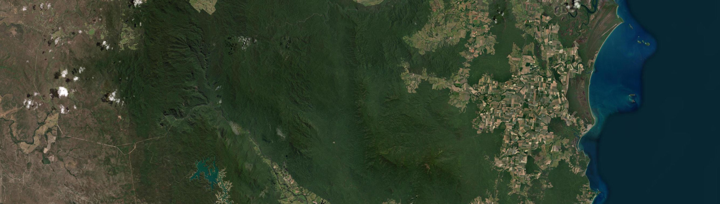 Aerial view of Gulngai, QLD