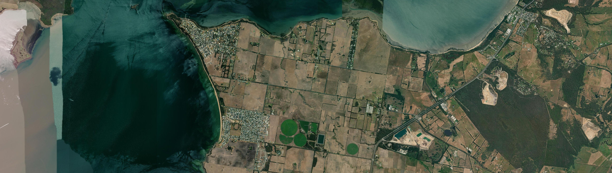Aerial view of Corinella (Vic.), VIC