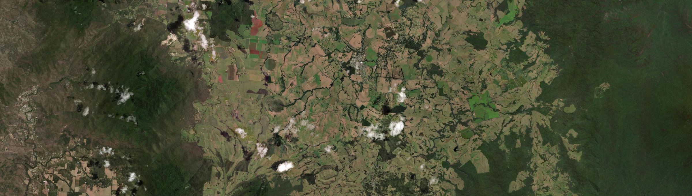 Aerial view of Malanda, QLD