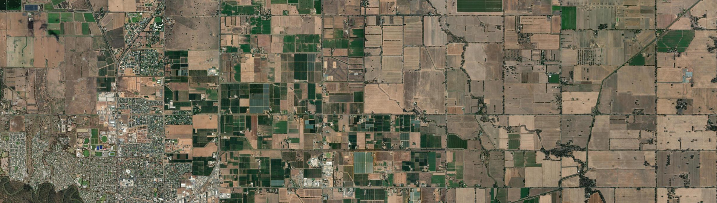 Aerial view of Lemnos, VIC
