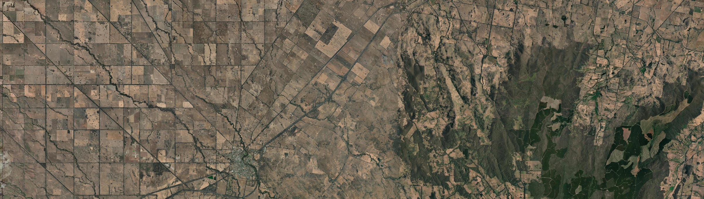 Aerial view of Balmattum, VIC