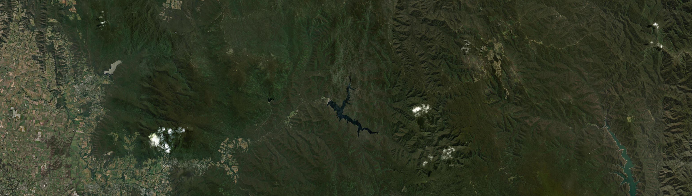 Aerial view of Reefton (Vic.), VIC