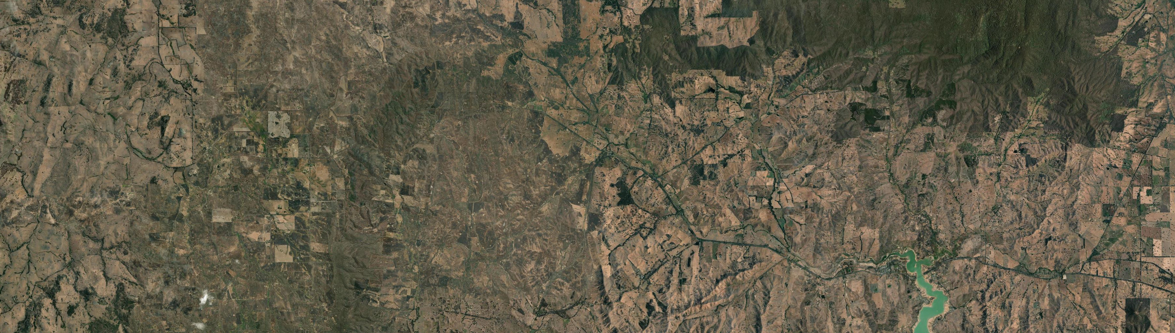 Aerial view of Merton, VIC