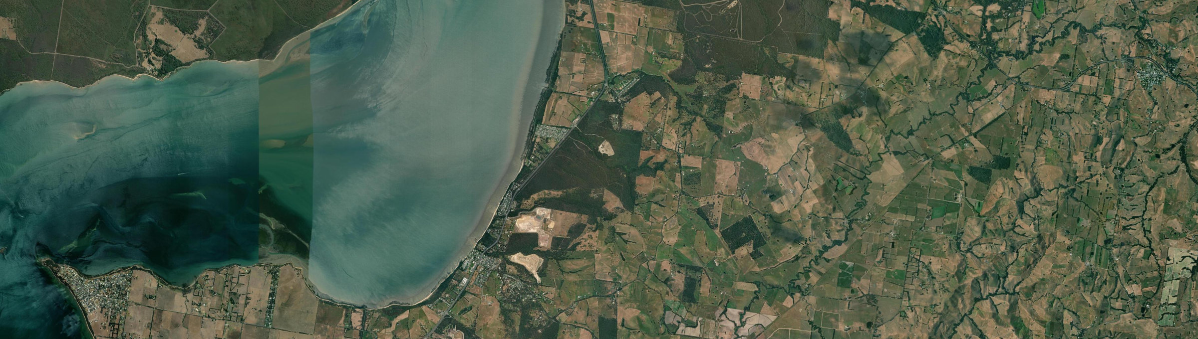 Aerial view of The Gurdies, VIC