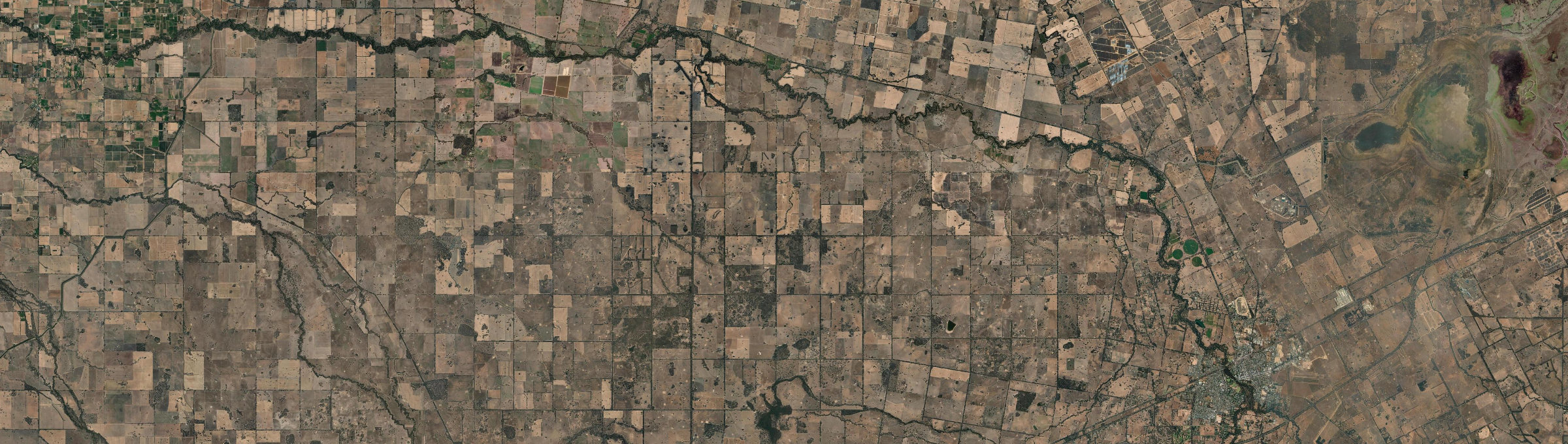 Aerial view of Upotipotpon, VIC