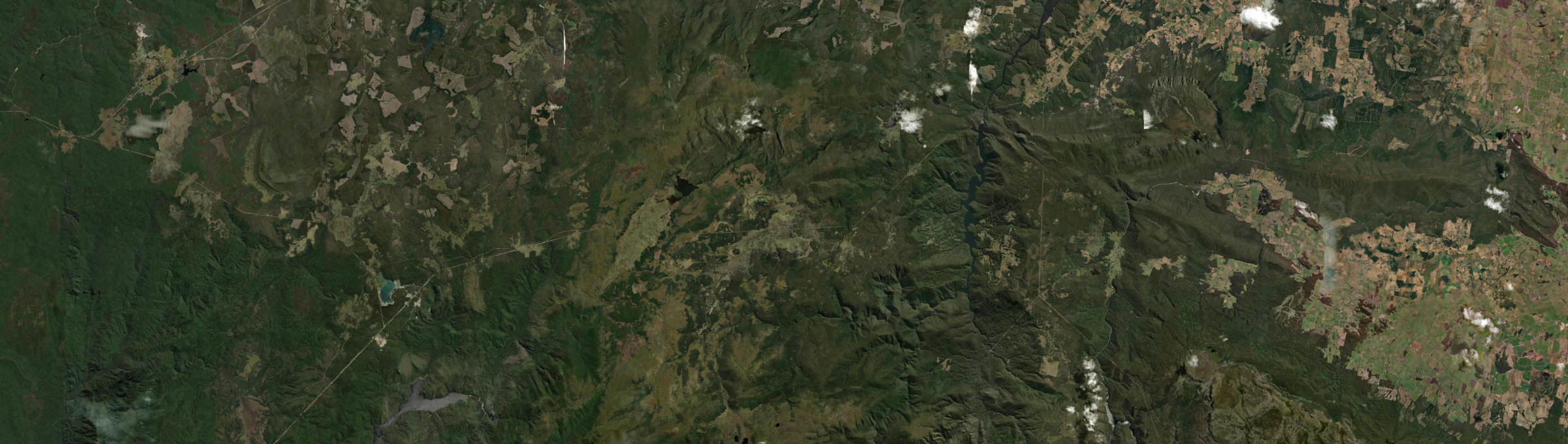 Aerial view of Middlesex (Tas.), TAS