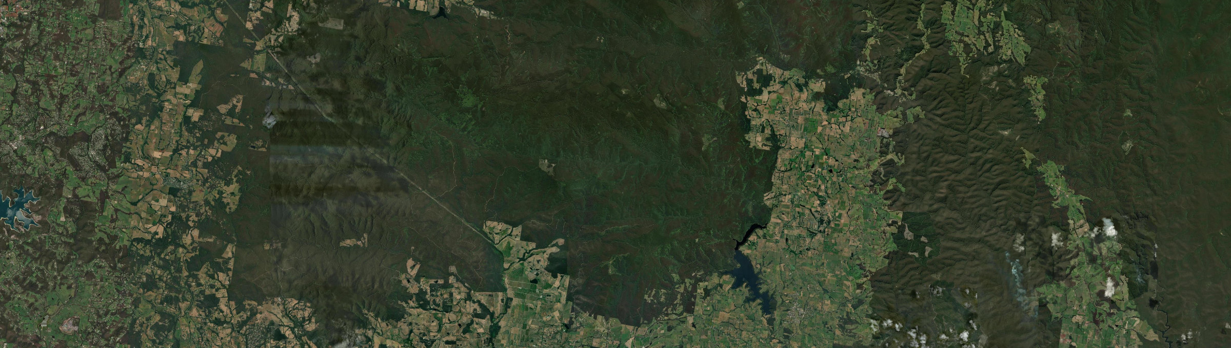 Aerial view of Gentle Annie, VIC