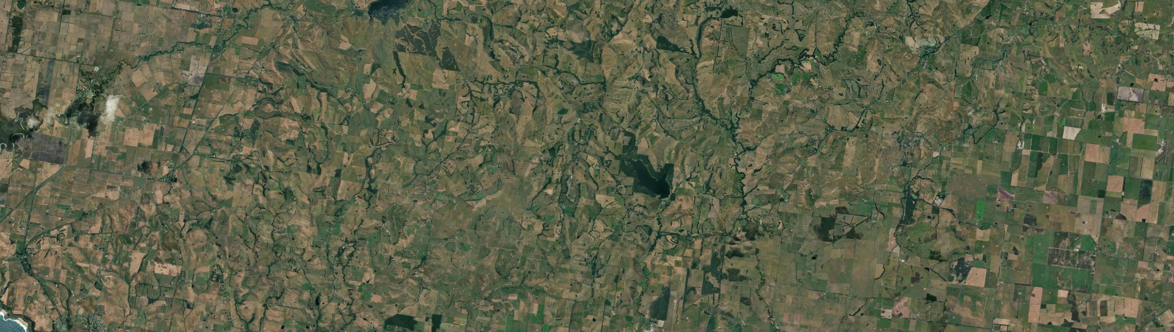 Aerial view of Glen Alvie, VIC