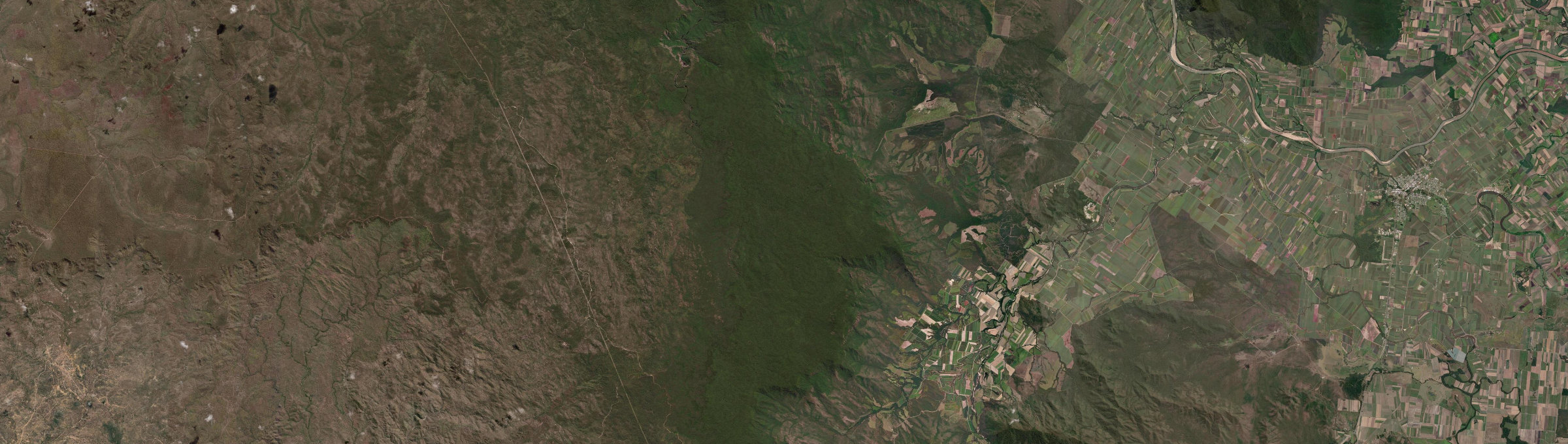 Aerial view of Wallaman, QLD