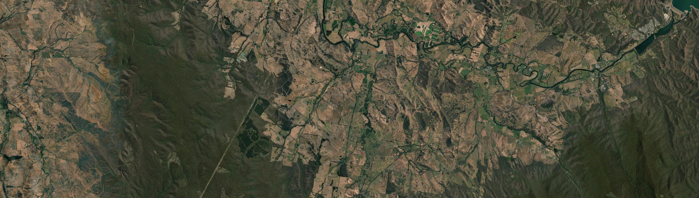 Aerial view of Acheron, VIC