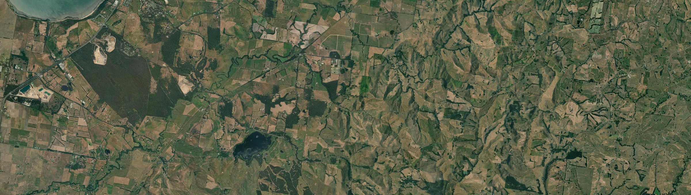Aerial view of Kernot, VIC
