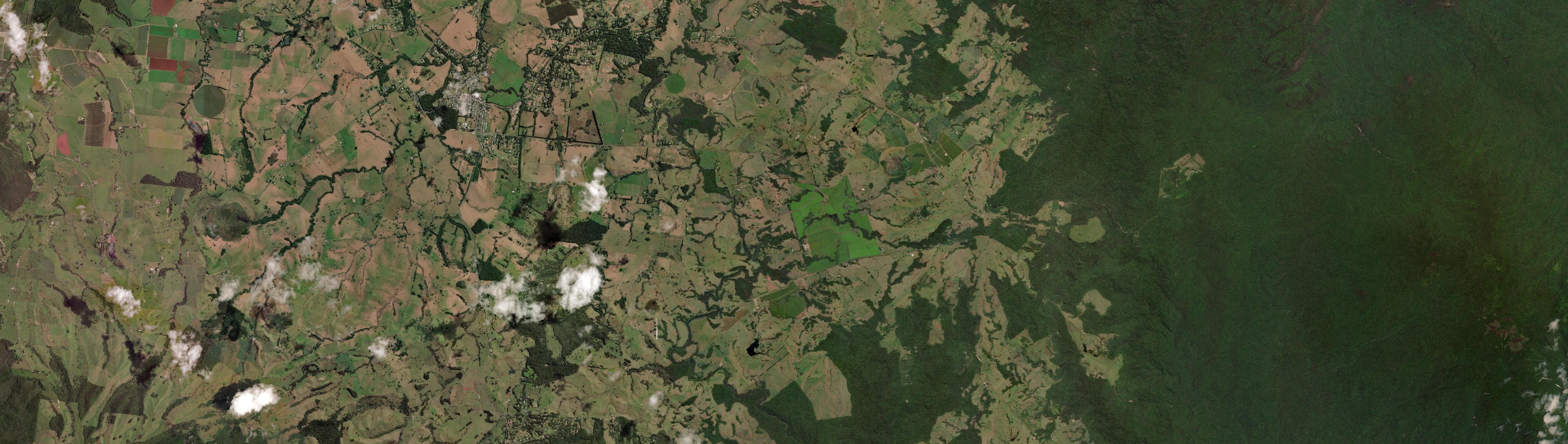 Aerial view of Glen Allyn, QLD