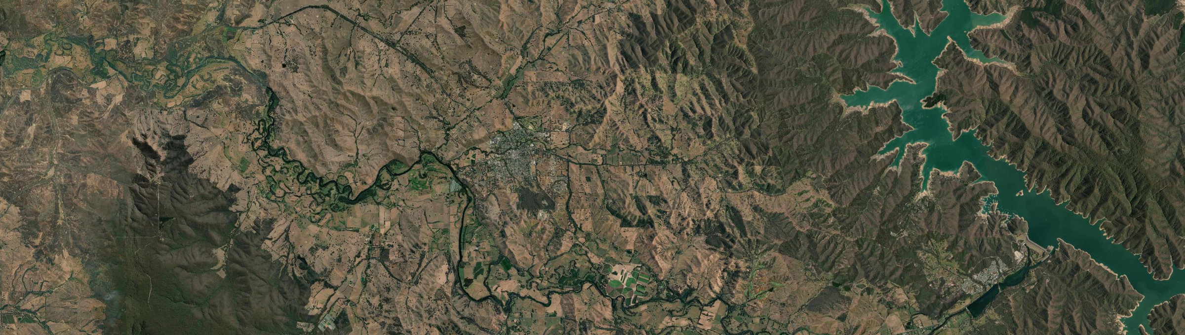 Aerial view of Alexandra (Vic.), VIC