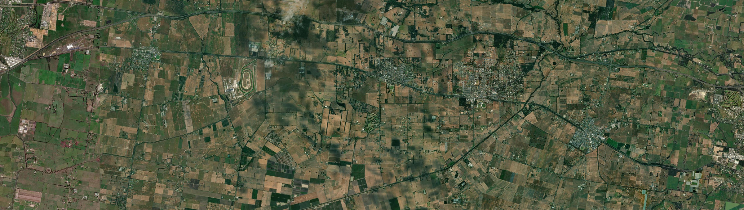 Aerial view of Garfield, VIC