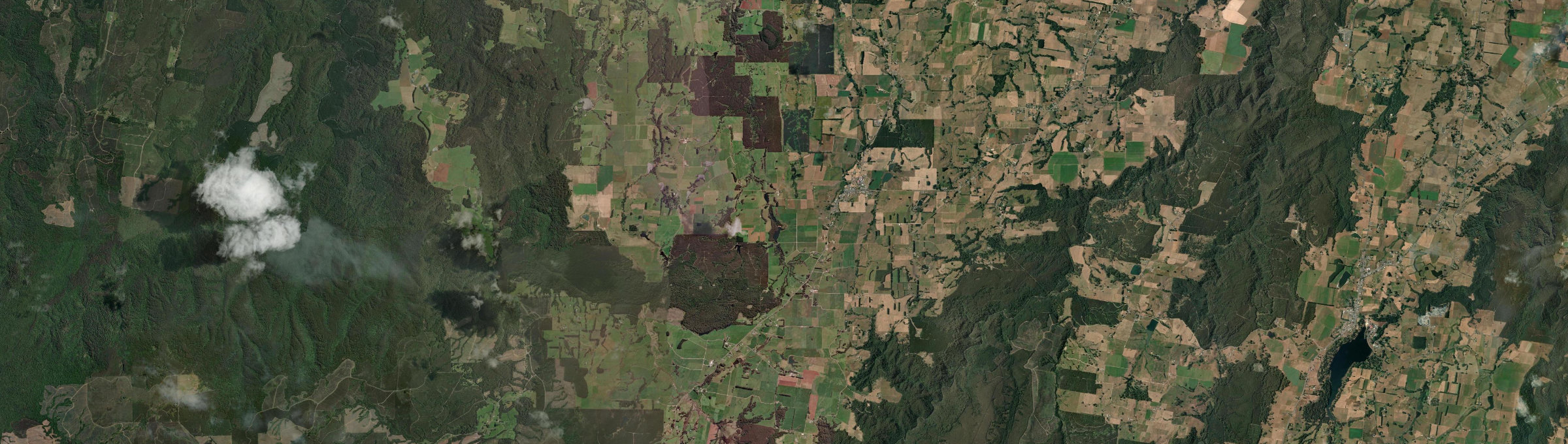 Aerial view of Yolla, TAS