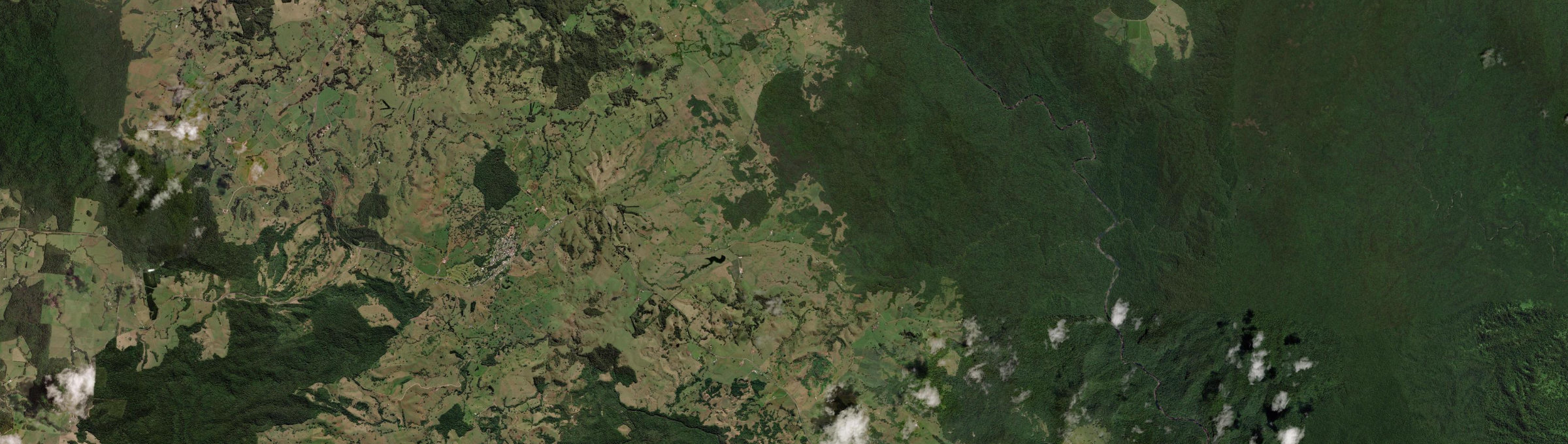 Aerial view of Ellinjaa, QLD